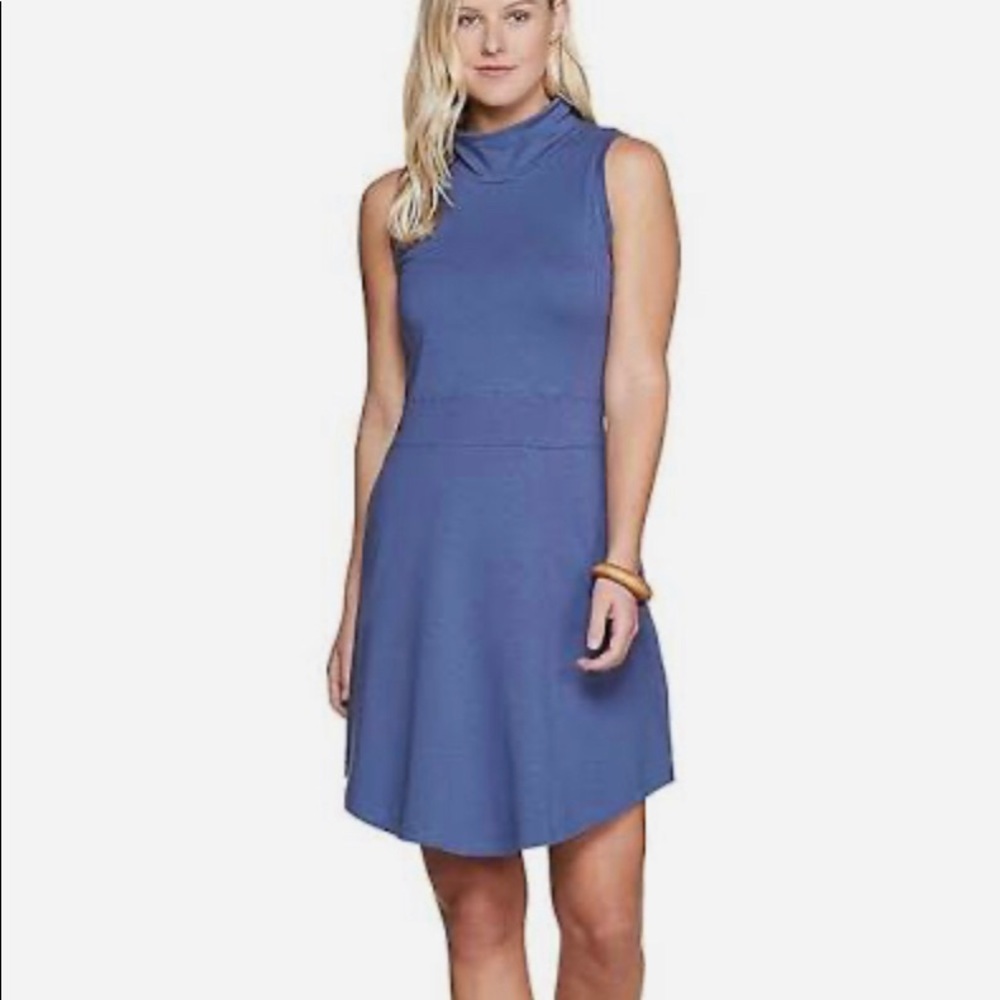 Toad & Co summerdance sl dress-blueberry size-M